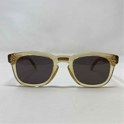 Pre-Owned Gucci Gold Plastic Designer Sunglasses