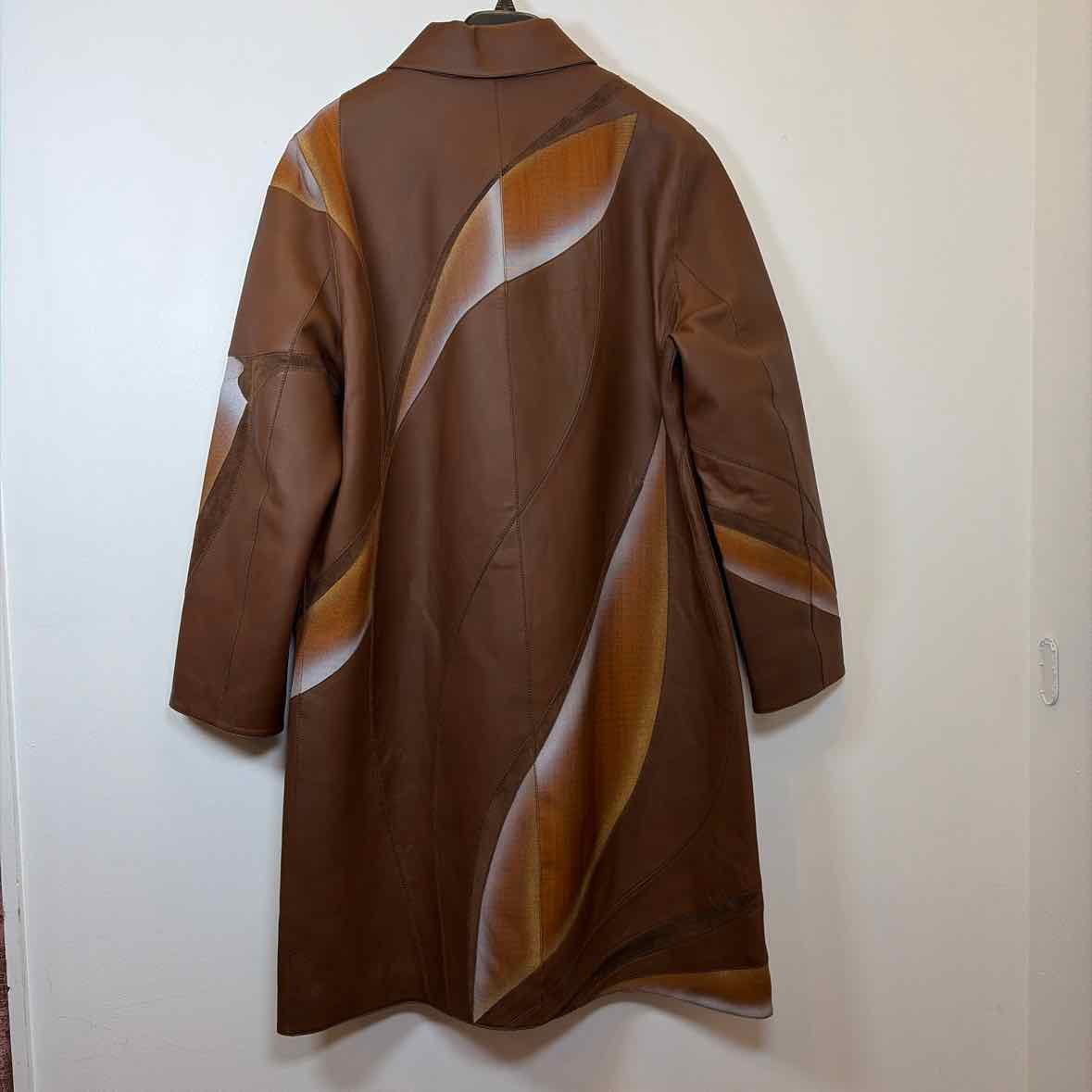 Pre-Owned Size M Tory Burch Brown Multi Coat