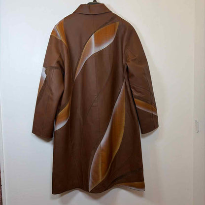 Pre-Owned Size M Tory Burch Brown Multi Coat