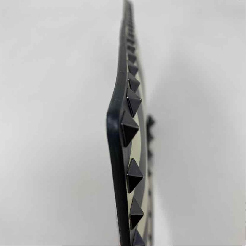 Pre-Owned Valentino Striped Leather Designer Handbag