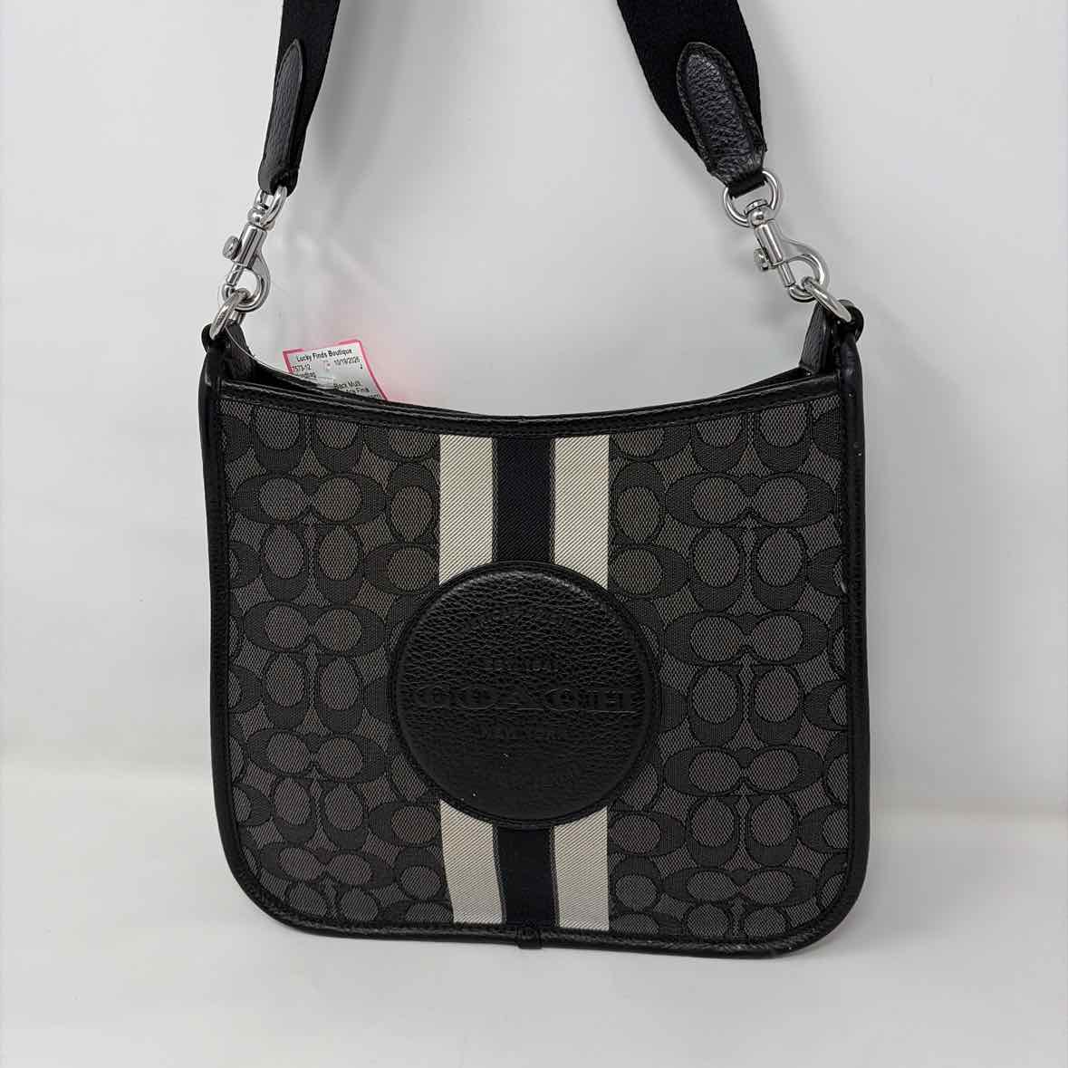 Pre-Owned Coach Black Multi Fabric Handbag