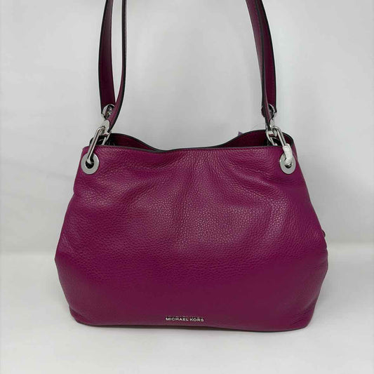 Pre-Owned Michael Kors Magenta Leather Handbag