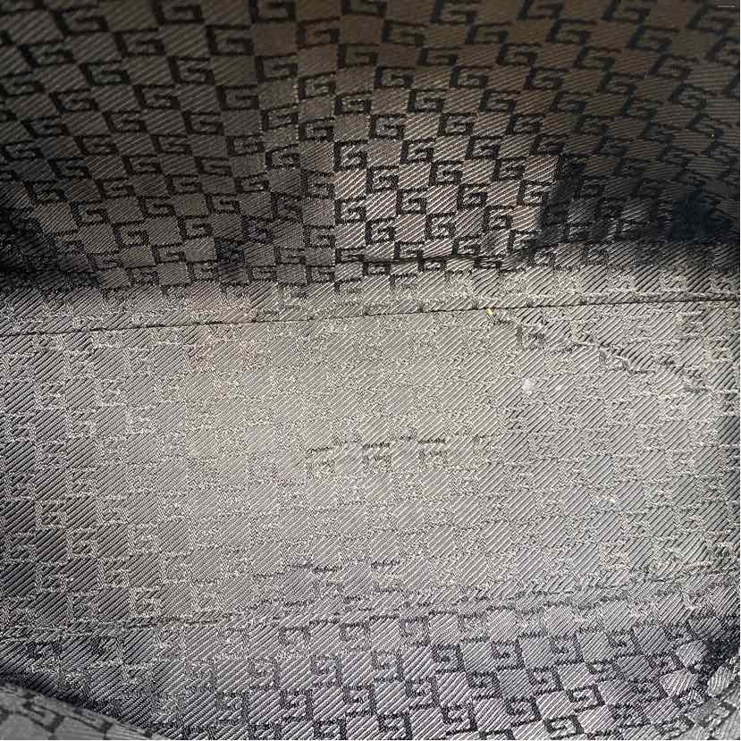 Pre-Owned Gucci Black Leather Designer Handbag