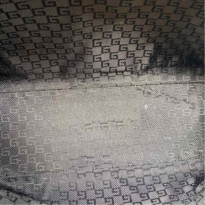 Pre-Owned Gucci Black Leather Designer Handbag