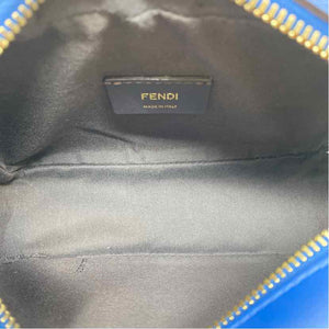 Pre-Owned Fendi Blue Leather Handbag