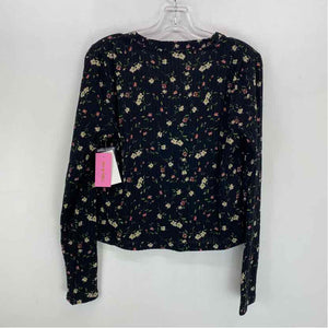 Pre-Owned Size M Riley & Rae Black Floral Top