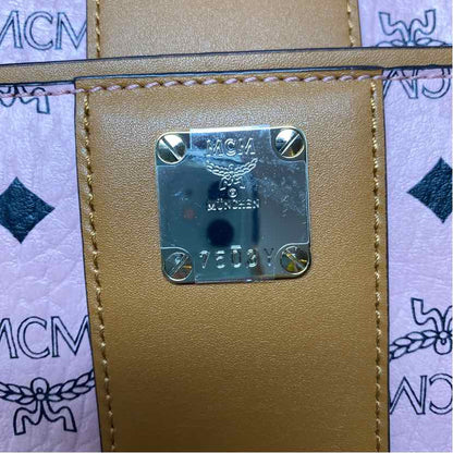 Pre-Owned MCM Pink Leather Designer Handbag