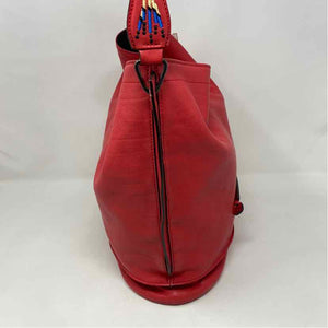 Pre-Owned Longchamp Red Leather Handbag