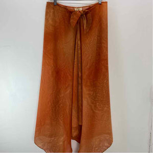 Pre-Owned Size 12/L Bonnie Strauss Orange Skirt