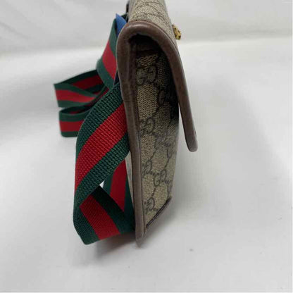 Pre-Owned Gucci Monogram Calf Hair Designer Handbag