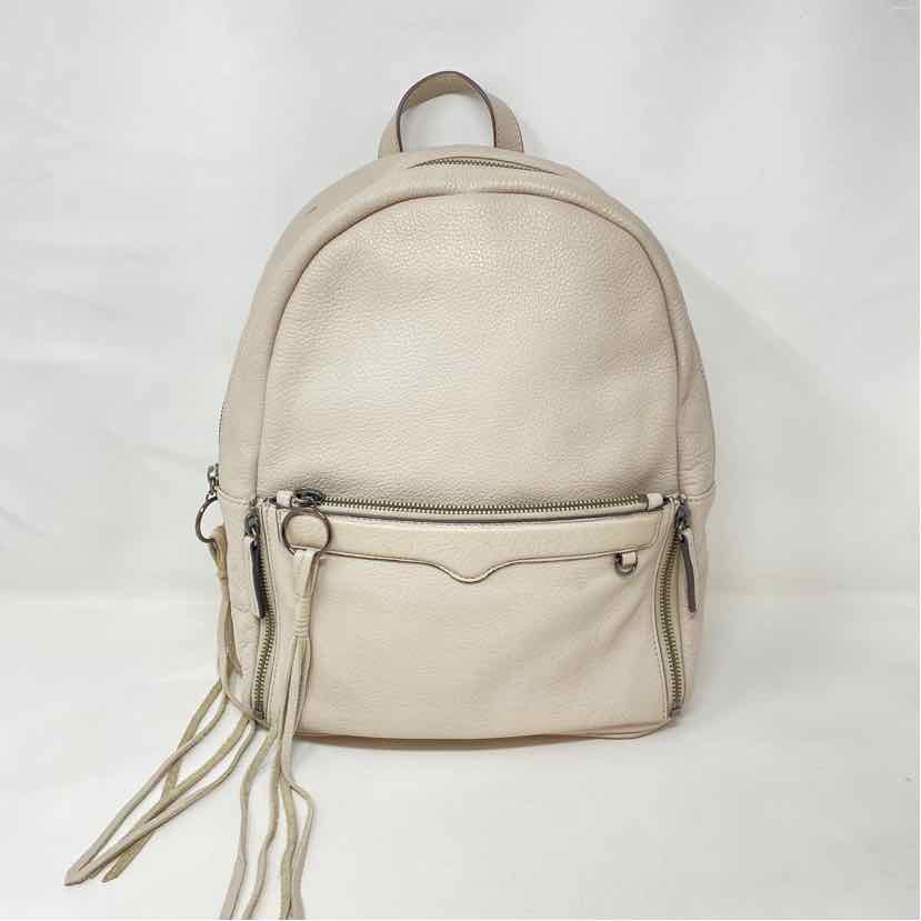 Pre-Owned Rebecca Minkoff Taupe Leather Handbag