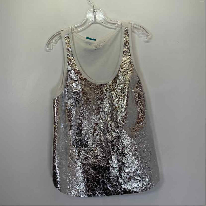 Pre-Owned Size L Majestic Filatures du Lion Silver Top