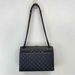 Pre-Owned Saint Laurent Black Leather Designer Handbag