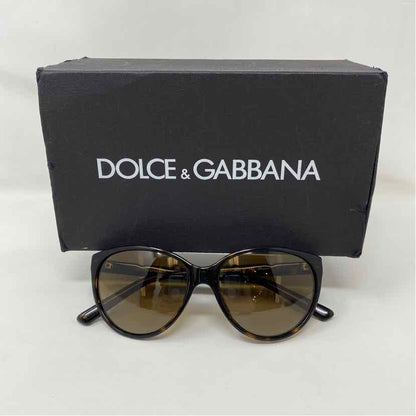 Pre-Owned Dolce & Gabbana Tortoise Plastic Designer Sunglasses