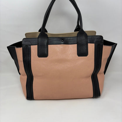 Pre-Owned Chloe Pink/Black Leather Designer Handbag