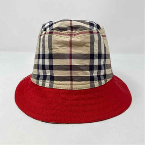 Pre-Owned Burberry Red Canvas Designer Hats