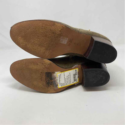 Pre-Owned Shoe Size 8 Coach Brown Multi Booties