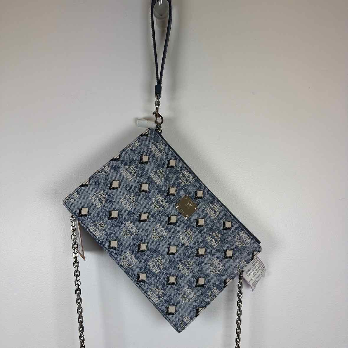 Pre-Owned MCM Denim Canvas Designer Handbag