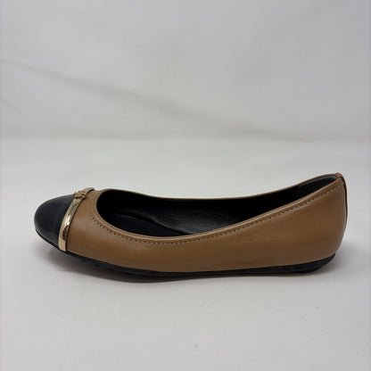 Pre-Owned Shoe Size 8 Tory Burch Tan Flats