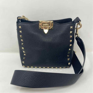 Pre-Owned Valentino Black Leather Designer Handbag