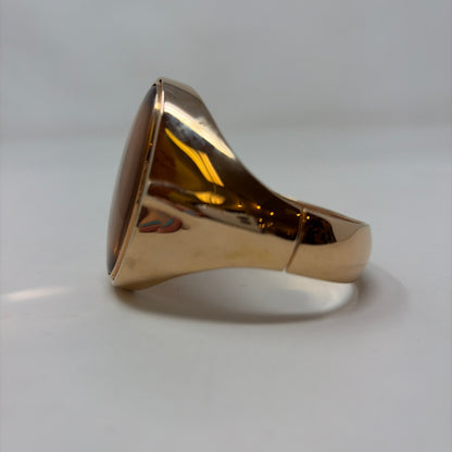 Pre-Owned Maison Margiela Gold Metal Designer Jewelry