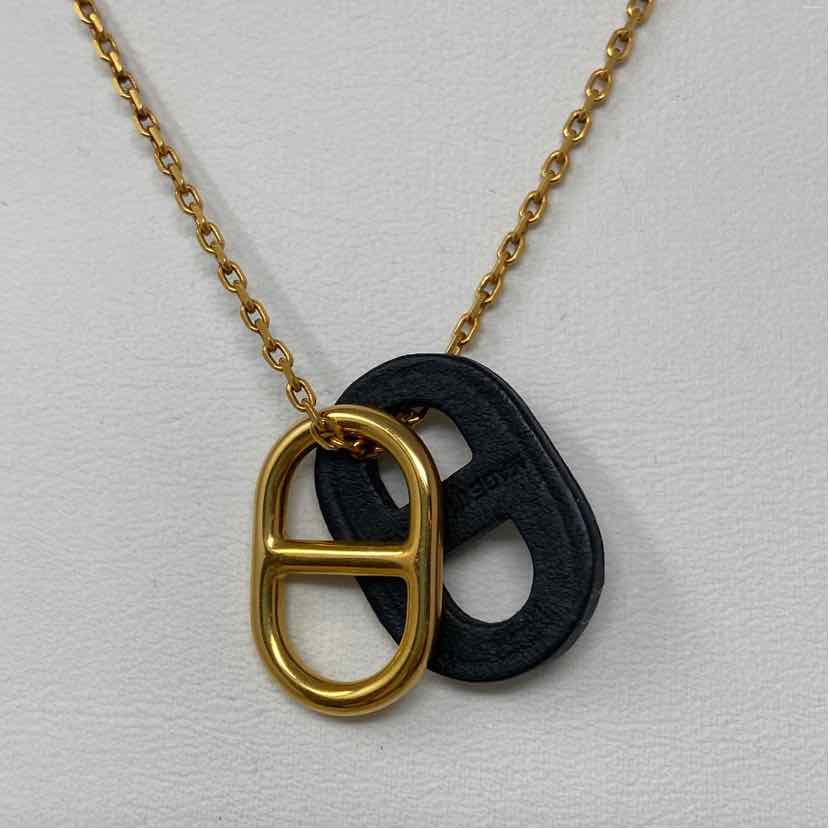 Pre-Owned Hermes Gold Metal Designer Jewelry