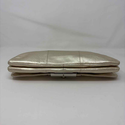 Pre-Owned Coach Gold Leather Handbag