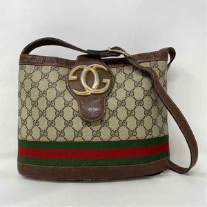 Pre-Owned Gucci Monogram Canvas Designer Handbag