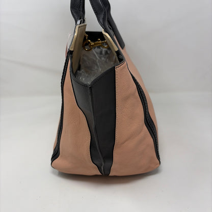 Pre-Owned Chloe Pink/Black Leather Designer Handbag