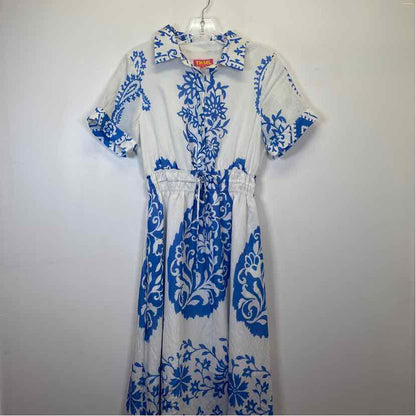 Pre-Owned Size XS THML White Floral Casual Dress