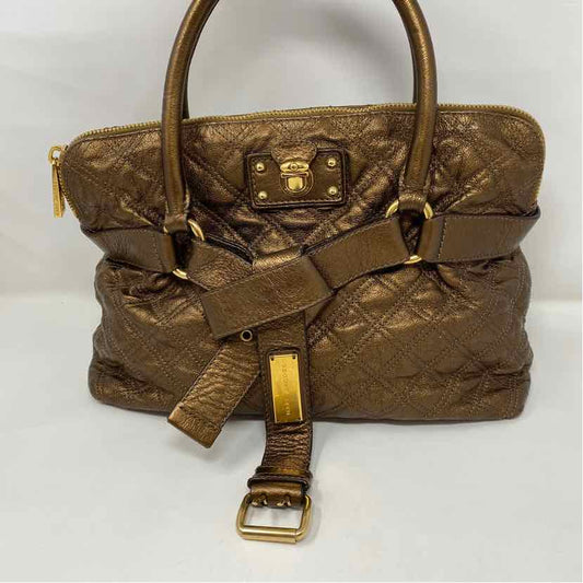 Pre-Owned Marc Jacobs Bronze Leather Designer Handbag