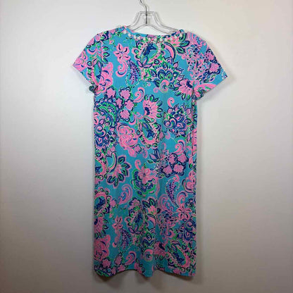 Pre-Owned Size XS Lilly Pulitzer Blue Multi Casual Dress