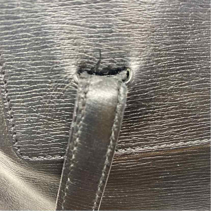 Pre-Owned Gucci Black Leather Designer Handbag