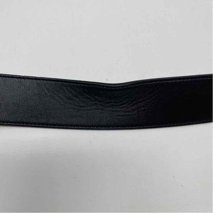Pre-Owned Gucci Black Leather Designer Belt