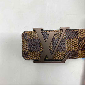 Pre-Owned Louis Vuitton Damier Eben Canvas Designer Belt