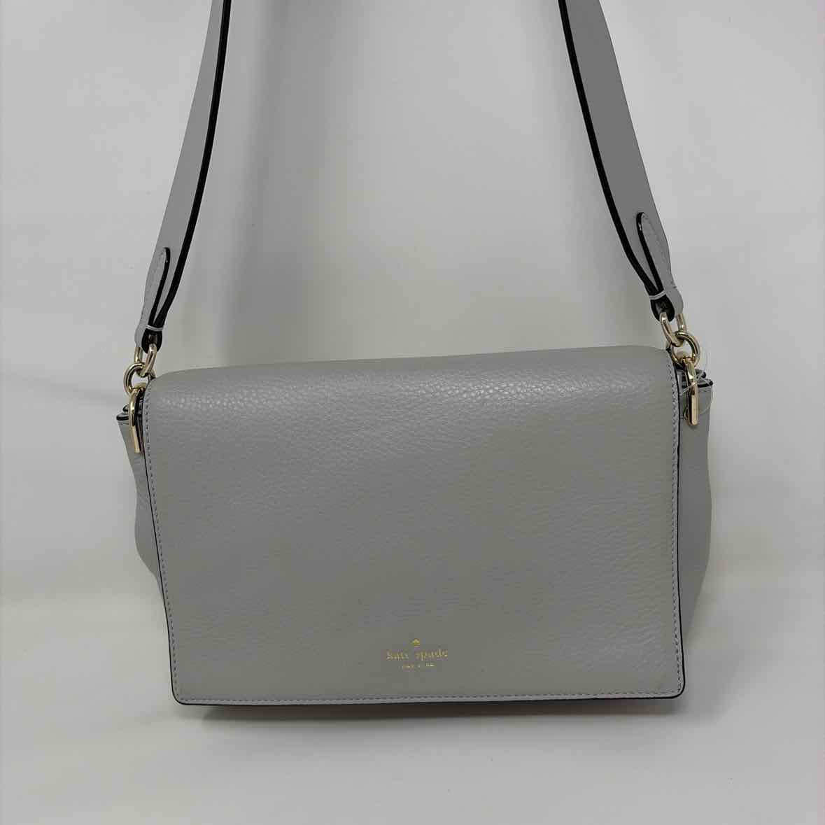 Pre-Owned Kate Spade Gray Leather Handbag