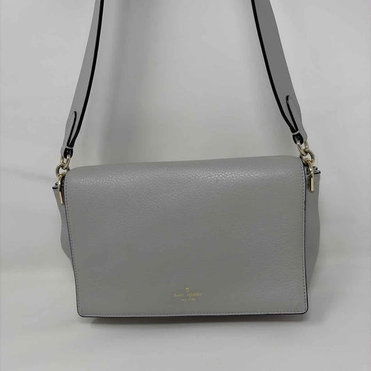 Pre-Owned Kate Spade Gray Leather Handbag