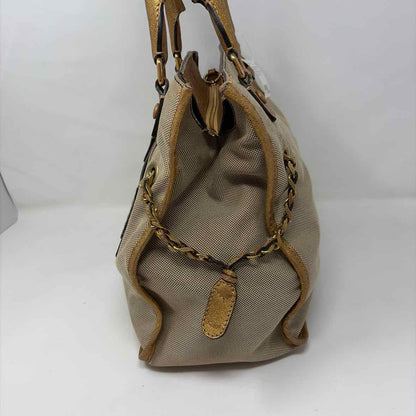 Pre-Owned Chloe Beige Canvas Designer Handbag