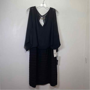 Pre-Owned Size 18/XL Xscape Black Casual Dress