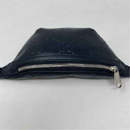 Pre-Owned Gucci Black Leather Designer Handbag