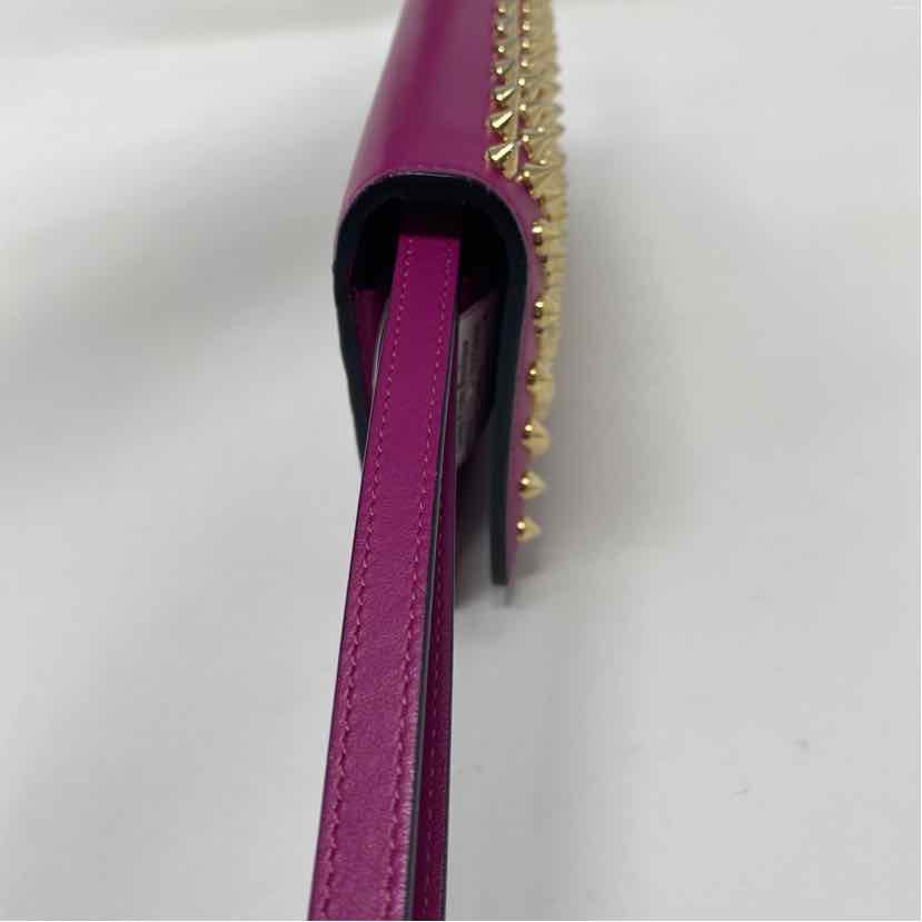 Pre-Owned Christian Louboutin Pink Leather Designer Handbag