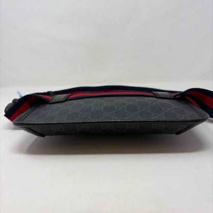 Pre-Owned Gucci Black Canvas Designer Handbag