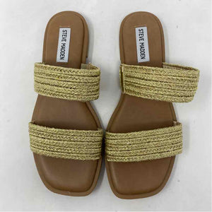 Pre-Owned Shoe Size 8 Steve Madden Gold Sandals