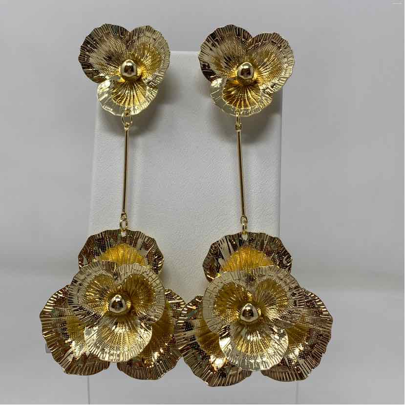 Gold Metal Earrings