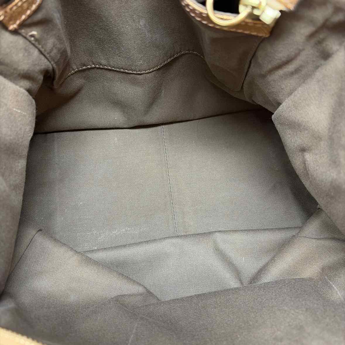 Pre-Owned Chloe Beige Canvas Designer Handbag