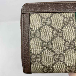 Pre-Owned Gucci Monogram Canvas Designer Wallet