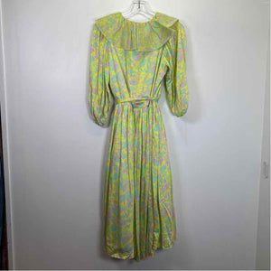 Pre-Owned Size S Paade Mode Yellow Floral Casual Dress
