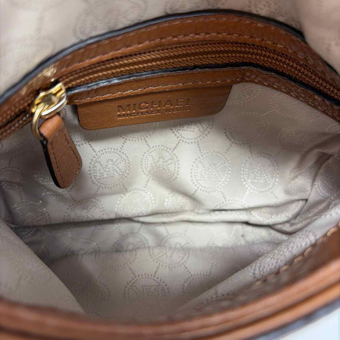 Pre-Owned Michael Kors Cognac Leather Handbag
