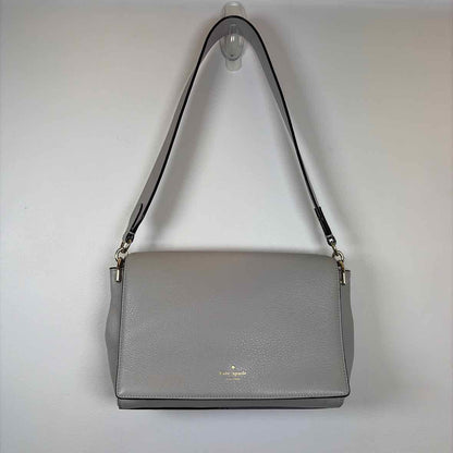 Pre-Owned Kate Spade Gray Leather Handbag