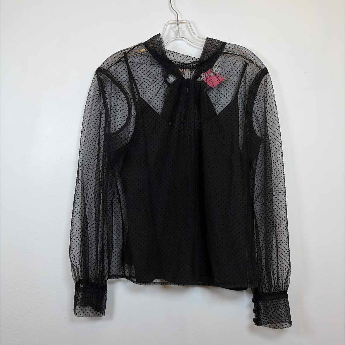 Pre-Owned Size 6/M Veronica Beard Black Top